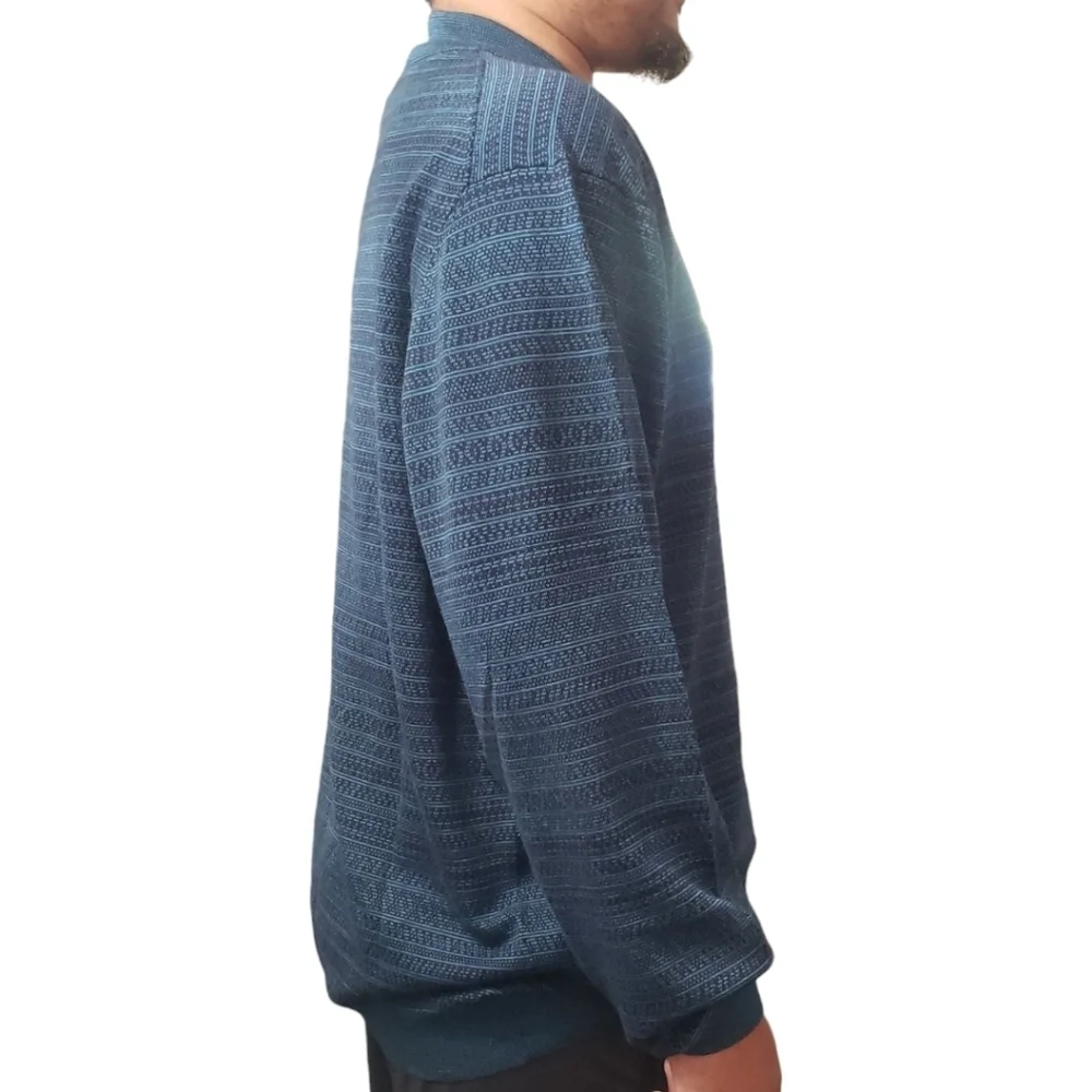 Cutter And Buck Men's Sweaters Monck Neck 1/4 Bottons Wool/ Acrylic 3XL Tall